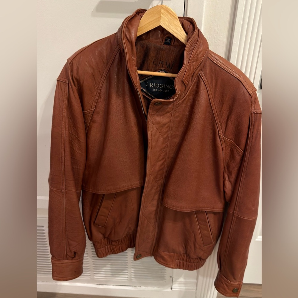 Vintage J. Riggins Lambskin leather jacket